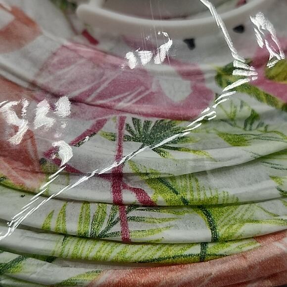 Paper Lanterns 8" x 8" Round LED Lights Flamingo Lot of 4 New - Picture 5 of 11